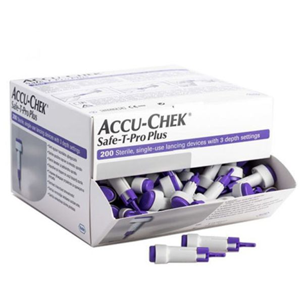 Accu Chek Safe T Pro Plus Lancets 200 Pcs