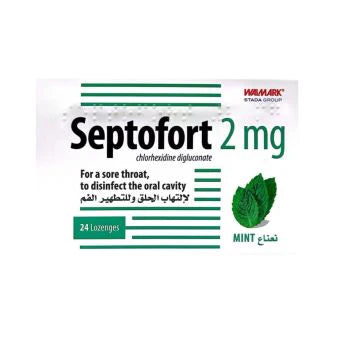 Septofort 2MG Mint 24 Lozenges