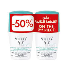 Vichy 48h Intense Deo Roll 50ml (buy one get 50% on other one)