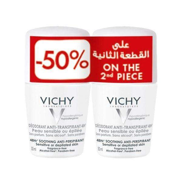 Vichy 48h Sensitive Deo Roll ( buy one get 50% discount on second one)