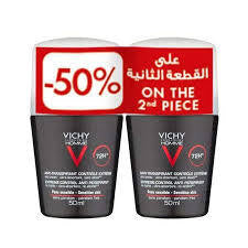 Vichy Homme 72H Deo Roll 50ml ( buy 1 get 50% off on second one