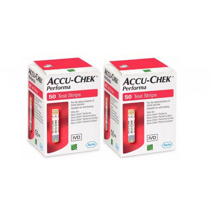 Accu Chek Performa Strips 50*2 Box Offer