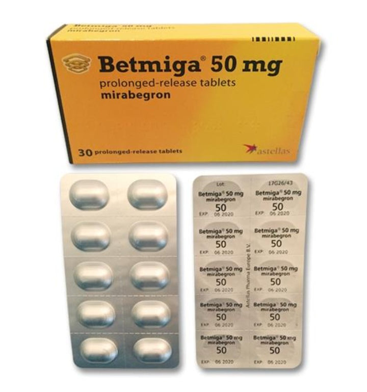 BETMIGA PROLONG RELEASE TAB 50 MG