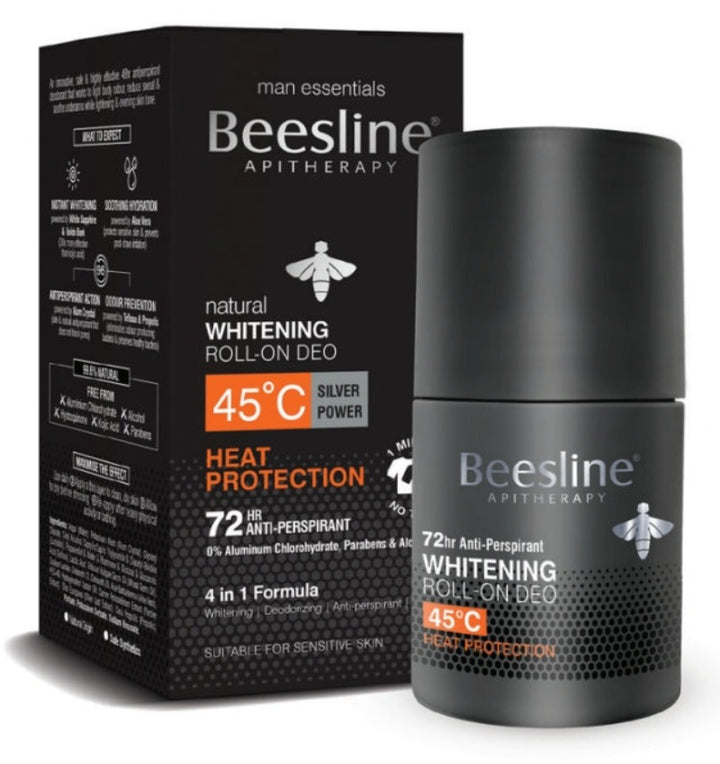 Beesline 45°C Heat Protection Roll On Deo For Men 1+1 Offer