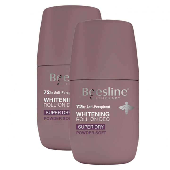 Beesline Super Dry Powder Soft Roll On Deo 1+1 Offer