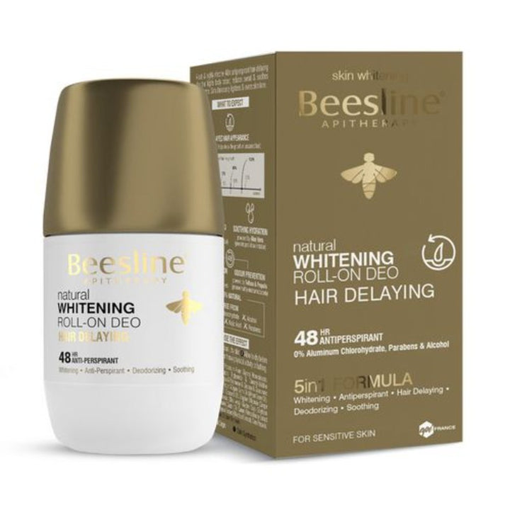 Beesline Whitening Hair Delay Deo Roll-On 5In1 Formula 50Ml