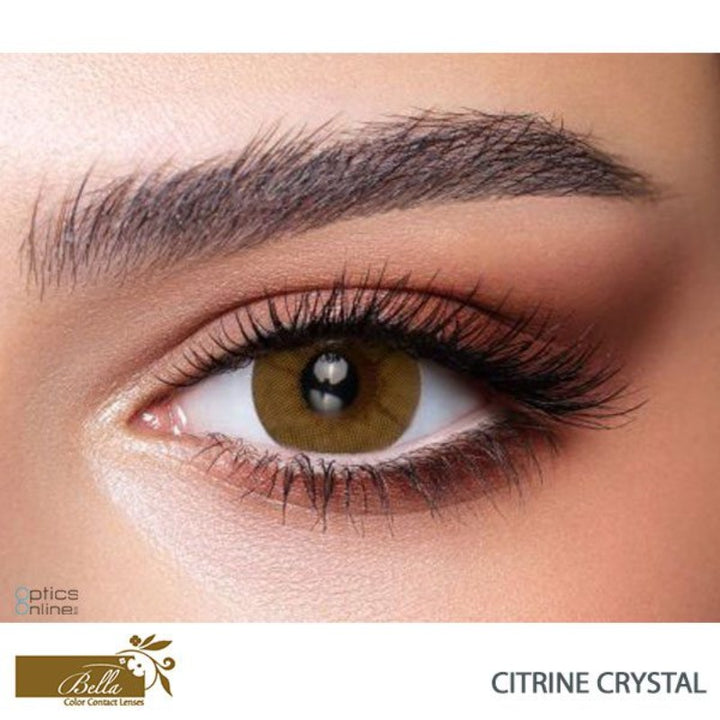 Bella One Day Color Contact Lenses Citrine Crystal