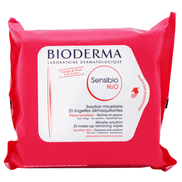 Bioderma Sensibio H2O Wipes 25'S