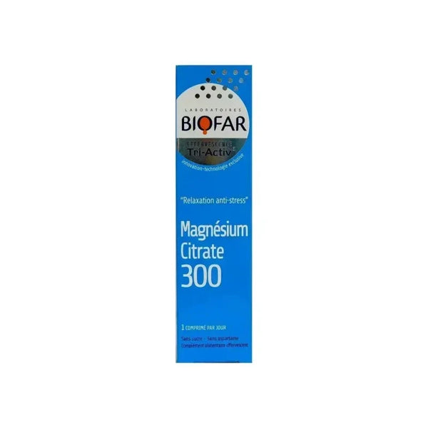 Biofar Magnesium Citrate 300 mg 15 Effervescent Tabs