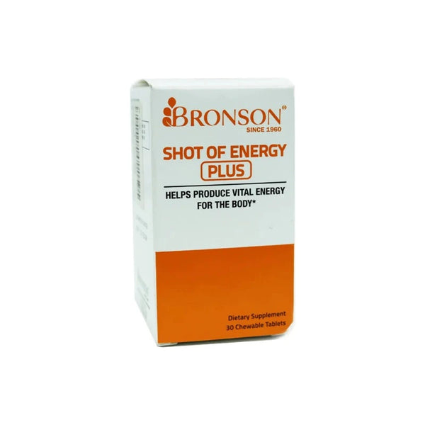 Bronson Shot Of Energy Plus 30 Chewable Tabs