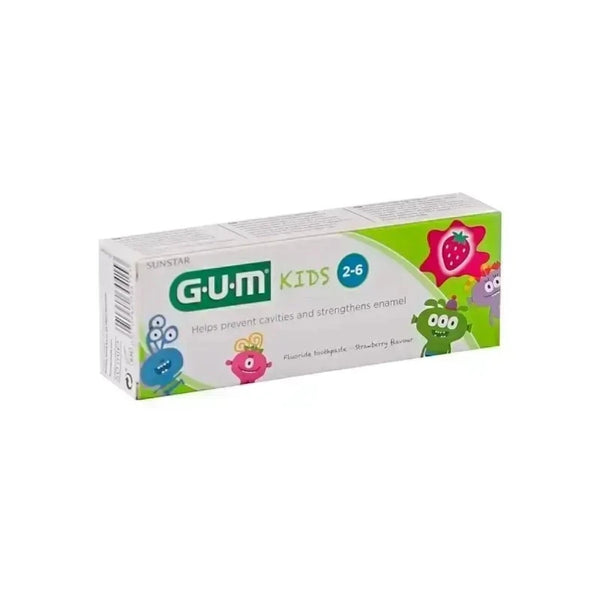 Butler Gum Kids 2-6 Years Toothpaste Strawberry Flavour 50 ml 3000