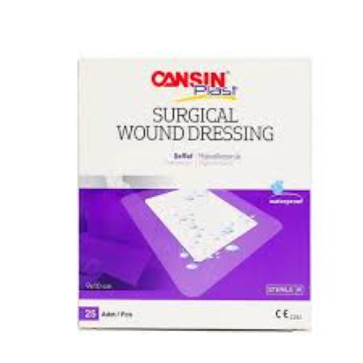 CANSINPLAST TRANSPARENT DRESSING 9*5 CM 10/BOX