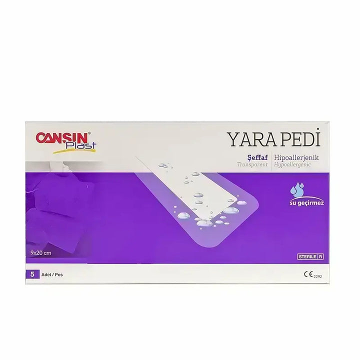 Cansin Plast Surgical Wound Dressing 9x20 cm 5 Pcs 524s Qattan