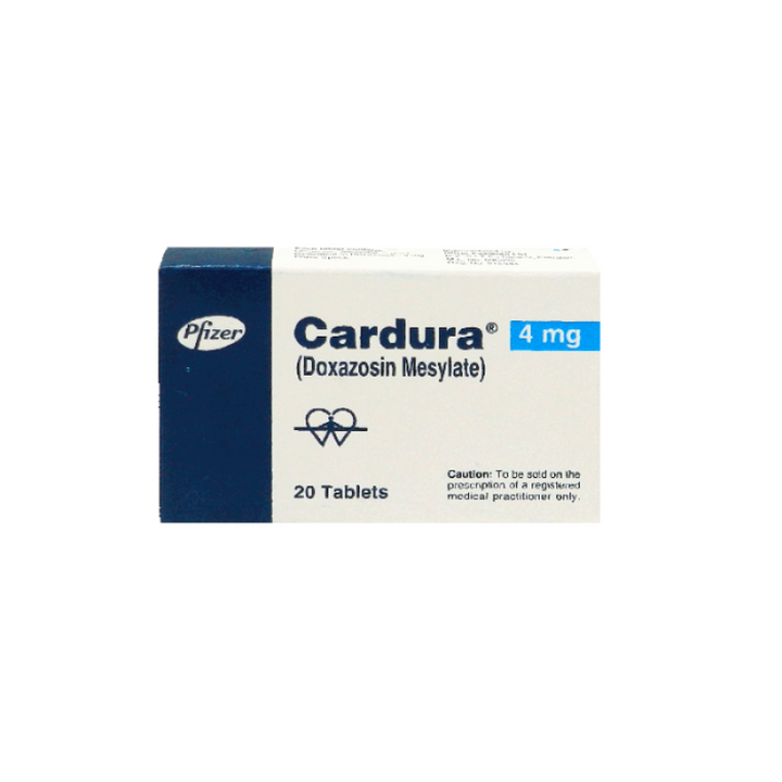 Cardura Tablets 4Mg 20 Tab