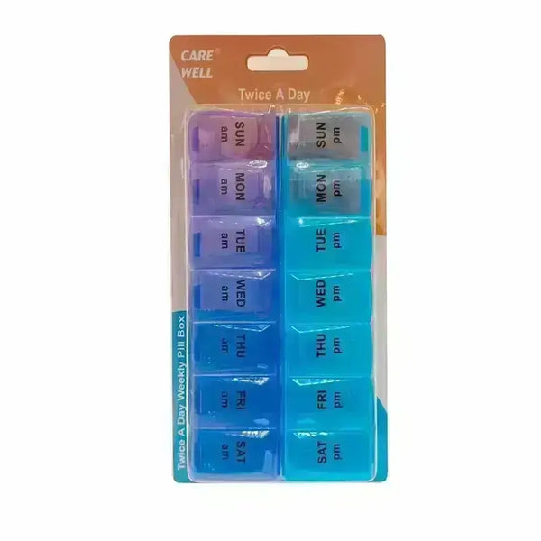 Care Well 214 Twice A Day W Weekly Pill Box Devon