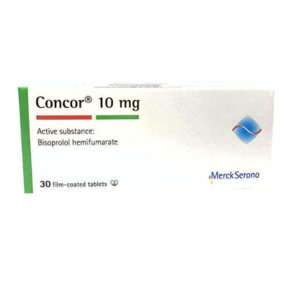 Concor 10 Mg Tablet 30'S