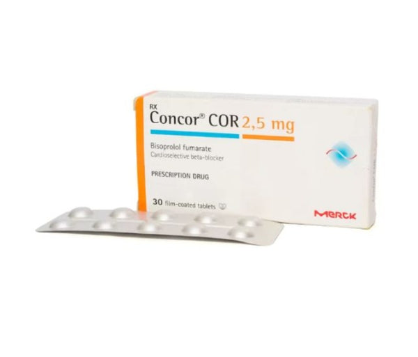 Concor Cor 2.5Mg Tabs 30's