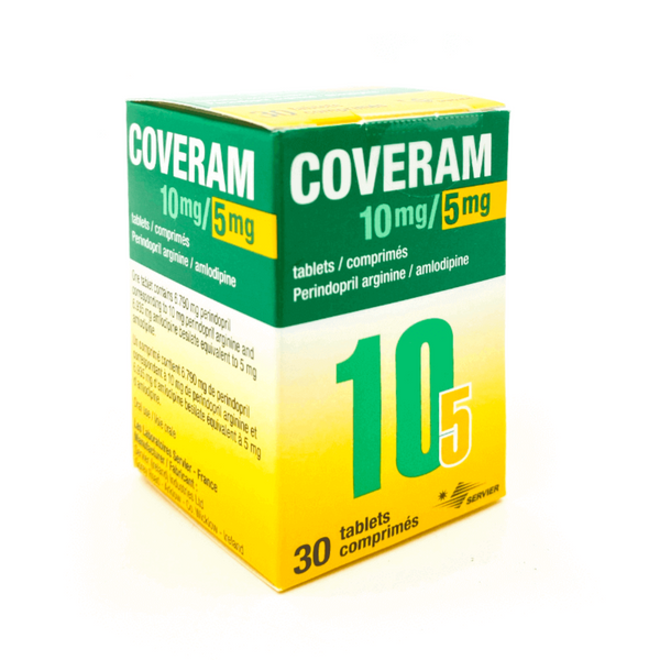 Coveram10mg /5mg 30 Tablets