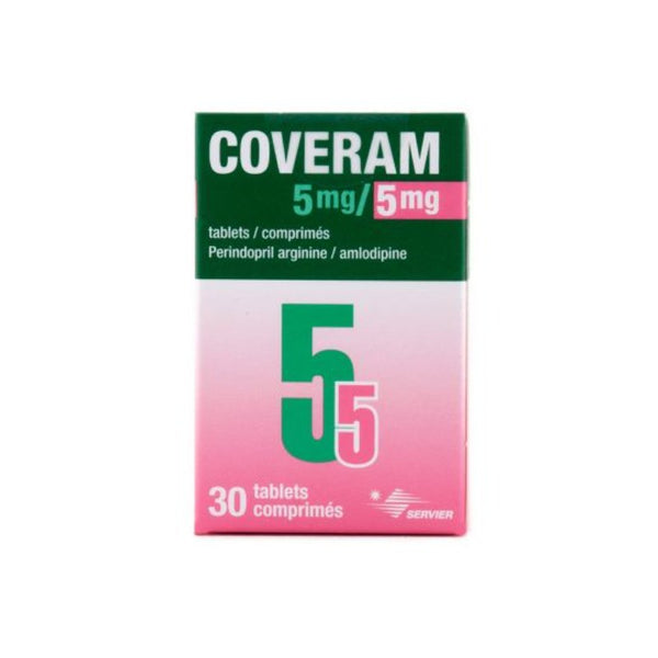 Coveram 5mg/5mg 30 Tablets