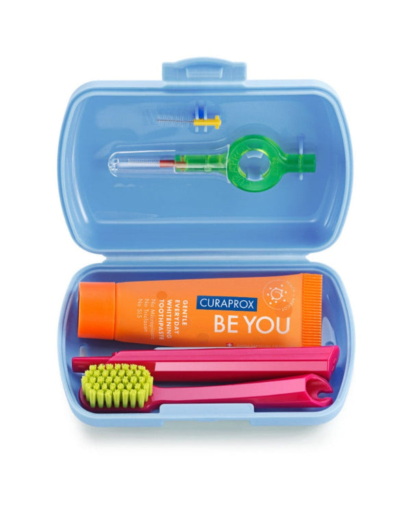 Curaprox travel set blue TB+TP 10 ML