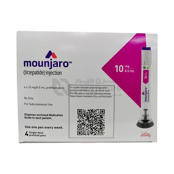 Mounjaro 10 Mg/0.5Ml Injection Pre-Fill Pen 4 Pieces