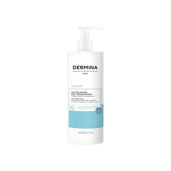 DERMINA ANTI DRYNESS LIPID REPLENISHING LOTION 400 ML