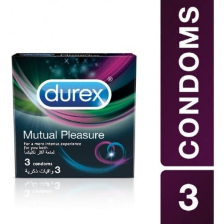 Durex Mutal Pleasure Condoms 3'S