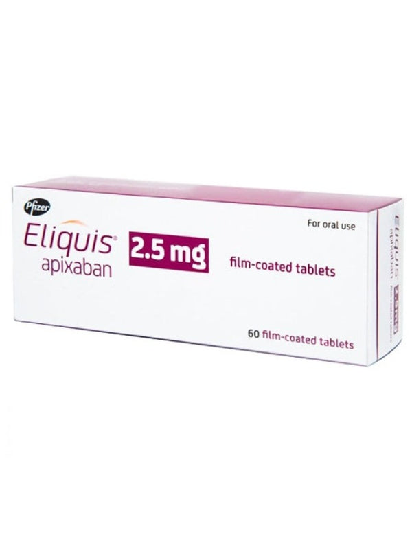 Eliquis 2.5mg Tabs 60'S