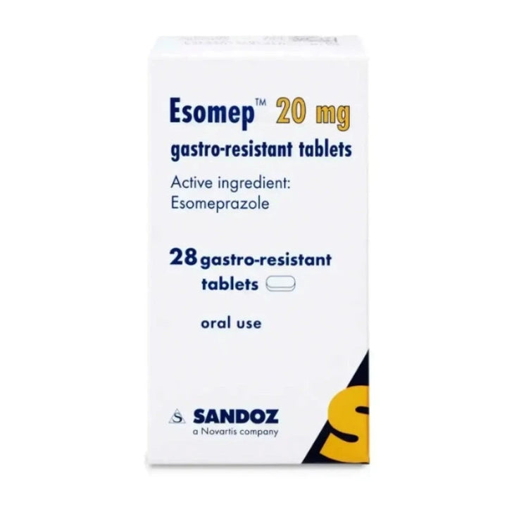 Esomep 20mg Tablet 28's