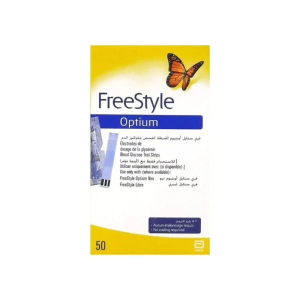 Free Style Optium Plus Strips 50's