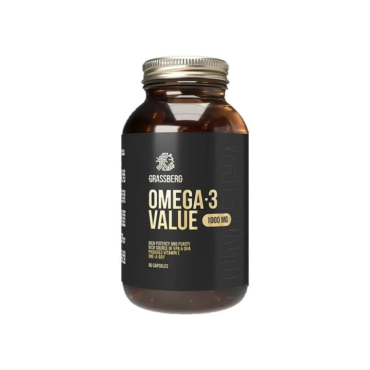 Grassberg Omega 3 - 1000 mg 60 Caps