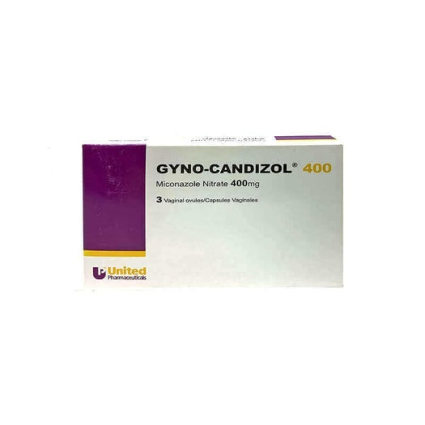 Gyno Candizol Ovules 400mg 3's