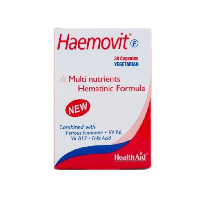 Health Aid Haemovit F 30 Caps