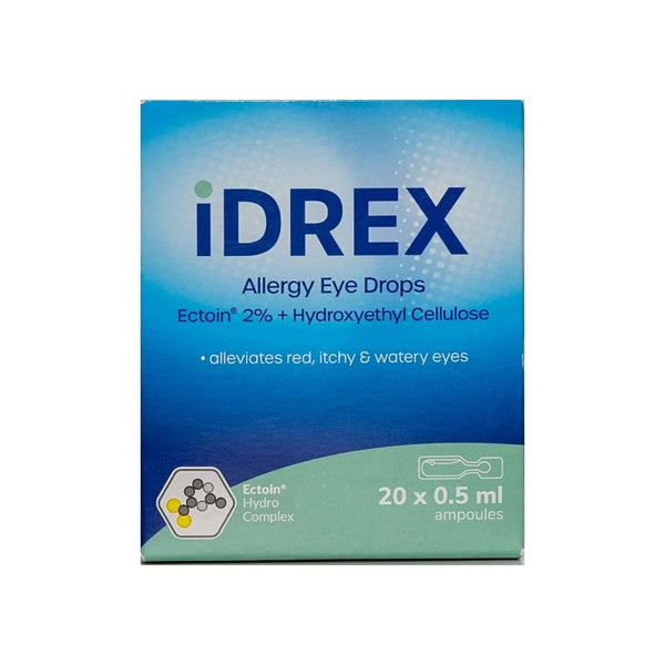 Idrex Allergy Eye Drops 20 Amp x 0.5 ml