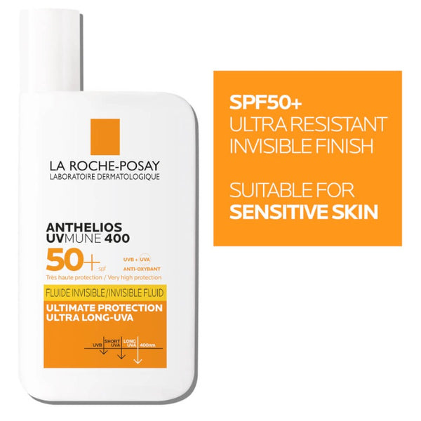 LA Roche Posay Anthelios UVMUNE 400 SPF +50 Invisible Fluid 50 ml