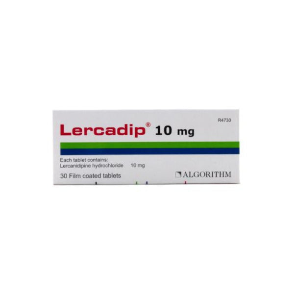 Lercadip 10Mg Tabs 30's