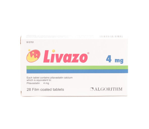 Livazo 4mg FC Tablets 28'S