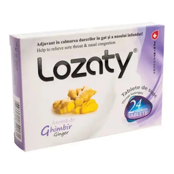 Lozaty Ginger Lozenges 24'S