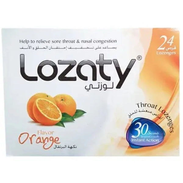 Lozaty Orange Lozenges 24'S