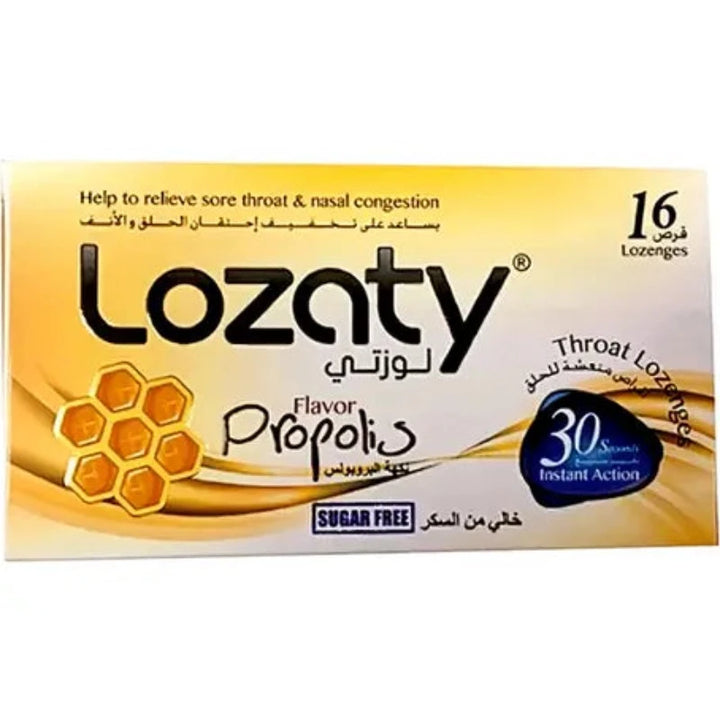 Lozaty Sugar Free Propolis Lozenges 16'S