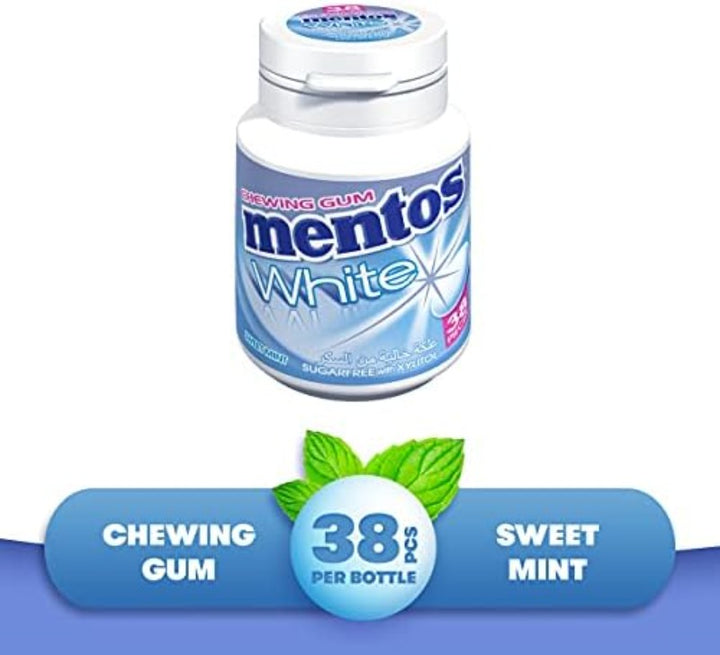 MENTOS GUM WH PPMINT 38 PCS X 54 GM(24411)