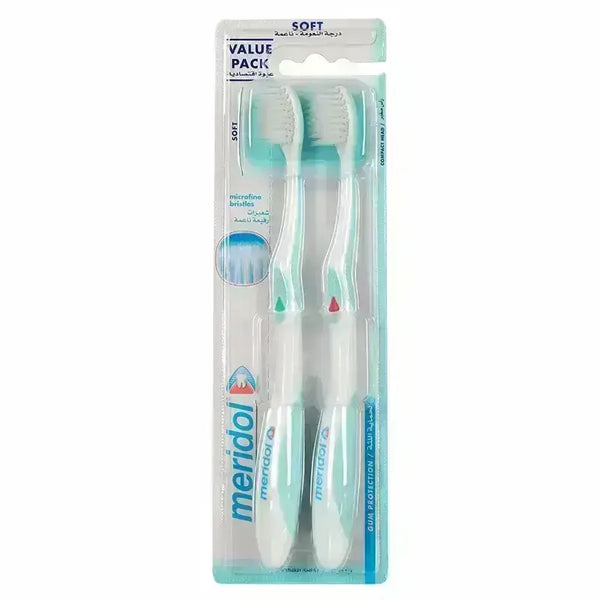 Meridol Toothbrush Soft Value Pack 2 Pcs 02132