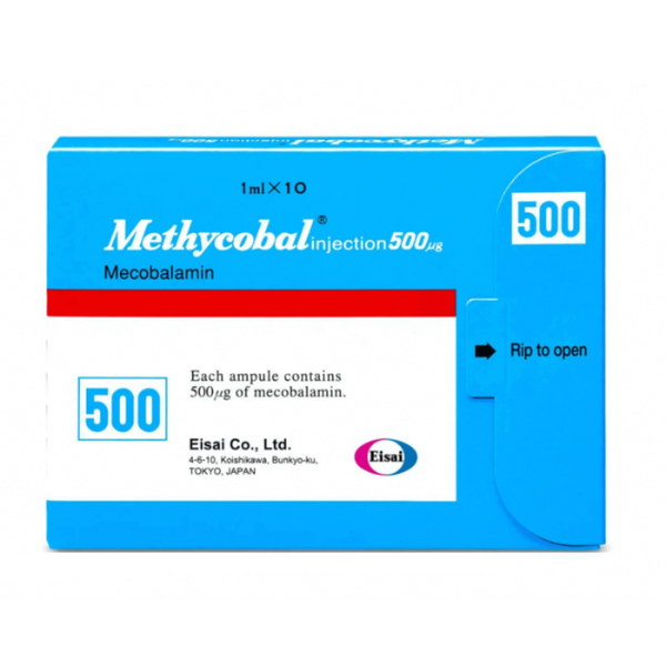 Methycobal 500 mcg Injection Ampoules 10*1 mL