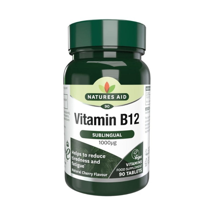 NATURE AID VITAMIN B 12 1000 MCG 90s