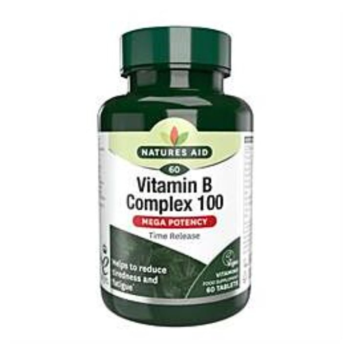 NATURE AID VITAMIN B COMPLEX MEGA TR 60S