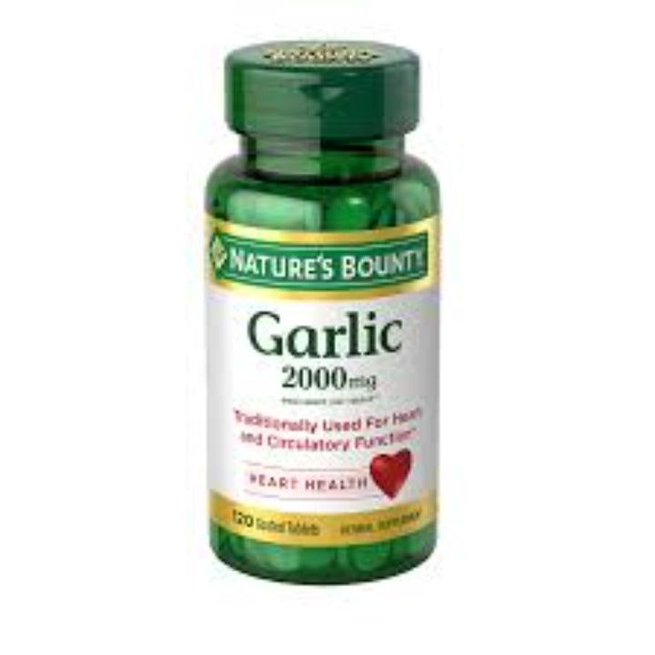 Natures Bounty Garlic Odor Free 2000mg 120'S