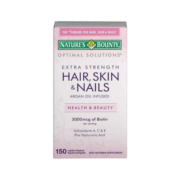 Natures Bounty Hair Skin Nails 5000Mcg Softgels 150'S