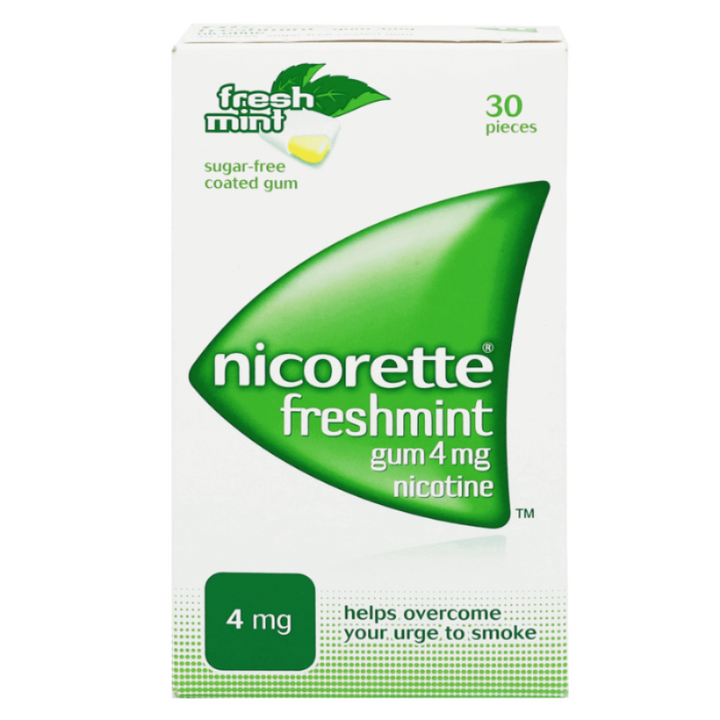 Nicorette Gum Freshmint 4 mg 30'S