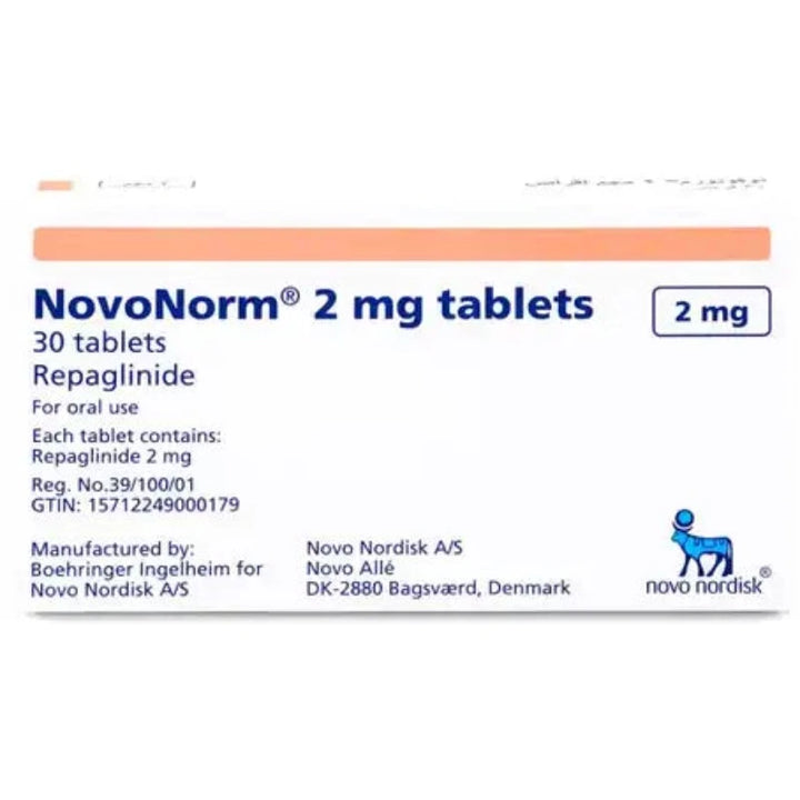 Novonorm Tablet 2Mg 30'S