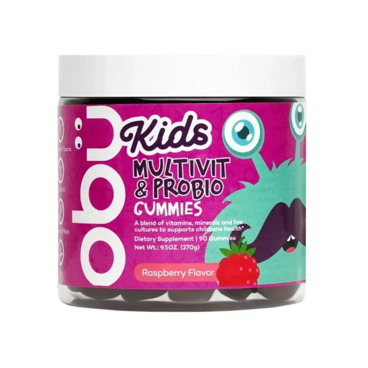 Obu Kids Multivitamin Pro 90 GUMMIES-RASPBERRY